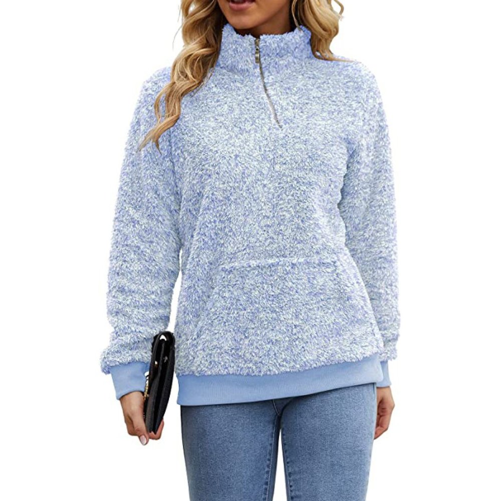 NEW! Supersoft Sherpa Teddy Snuggly Pullover